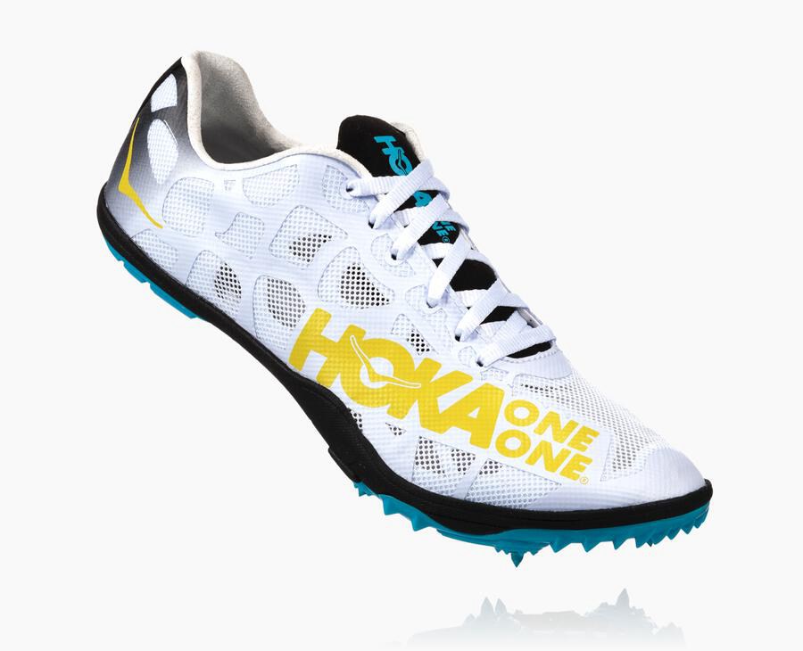 Hoka Mens Spikes NZ - Hoka One One Rocket X White (EAY402657)